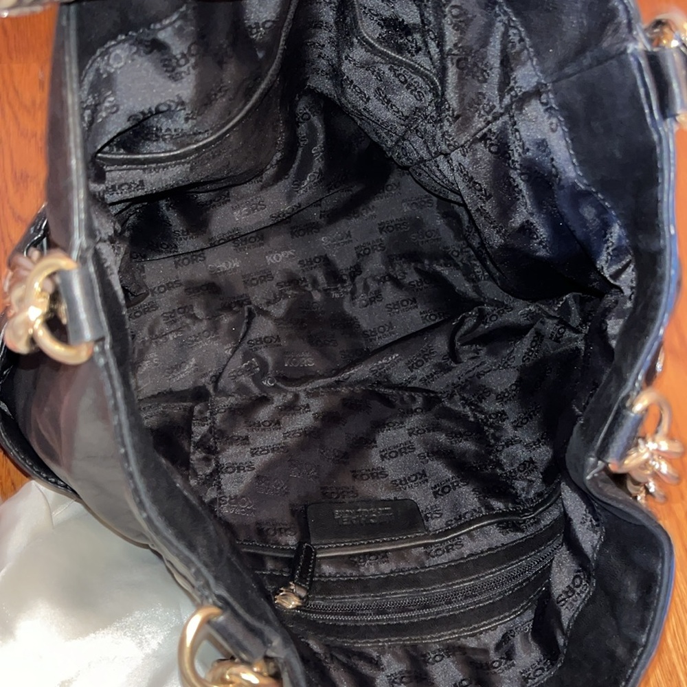 Michael Kors Shoulder Bag Gold Chains - Picture 5 of 6